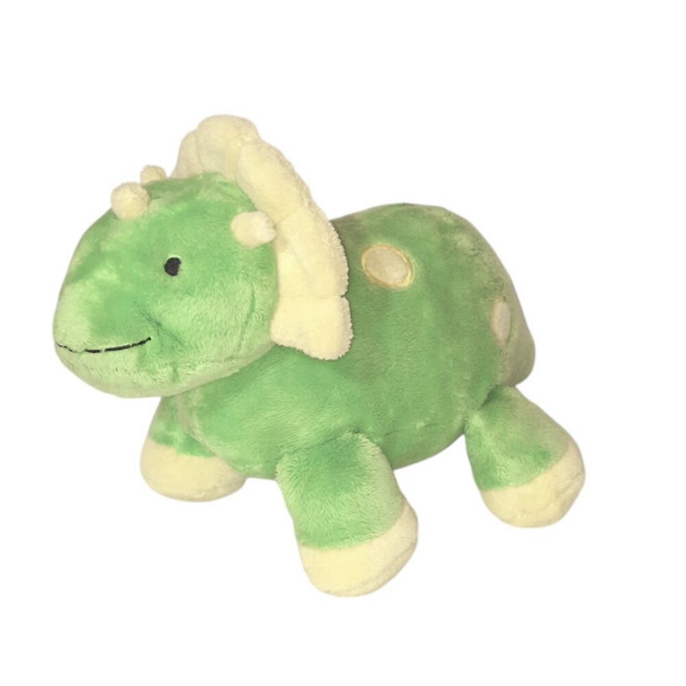 2010 Commonwealth Lil' Sweetez Triceratops Dinosaur Plush Stuffed Toy 14.5"